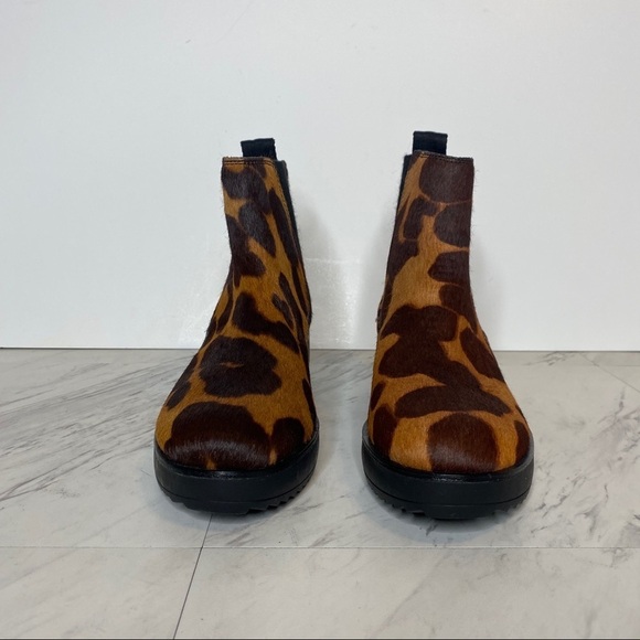 New! Louise et Cie Zareb Leopard Print Platform Bootie 7 1/2 - Picture 2 of 13